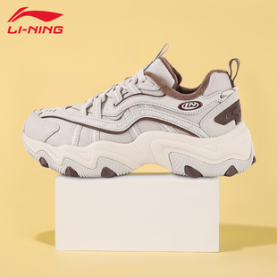 李宁加绒童鞋儿童运动鞋女童冬季新款加毛加厚保暖防滑软底休闲鞋