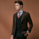羊毛便西服男士 吉家秋冬柔软厚款 休闲单西山羊绒 诺悠翩雅面料