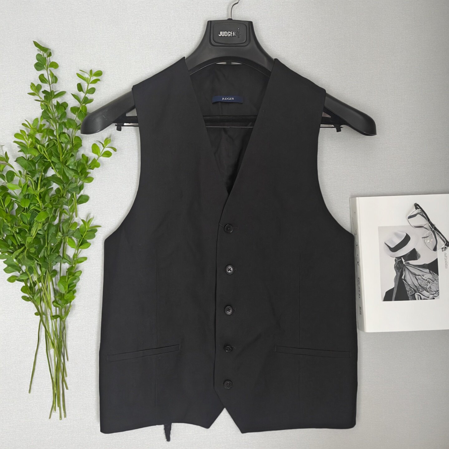 【REDA110S纯绵羊毛】吉家商务休闲男士正装西装马甲毛料V领背心