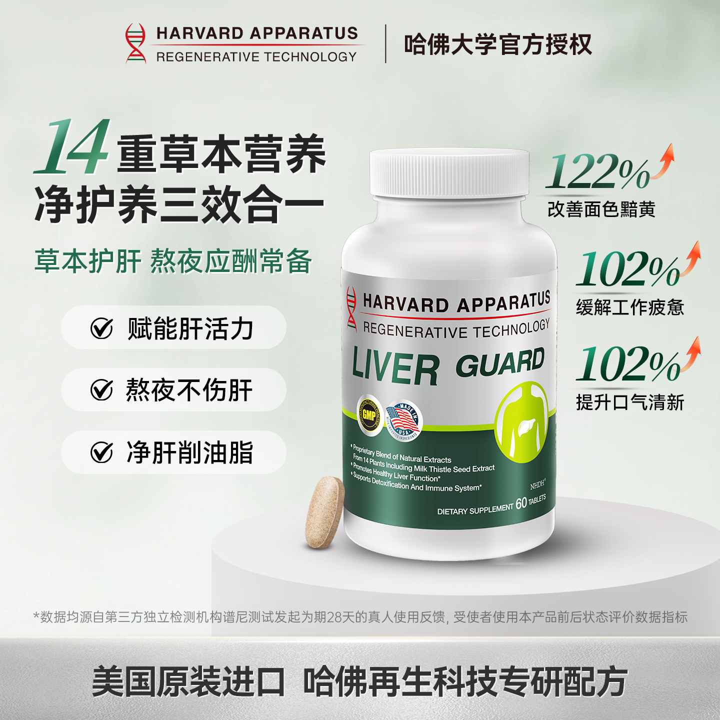 熬夜加班净化肝片