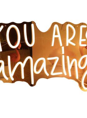 外贸工厂直发YouAreAmazing霓虹灯装饰灯标品热