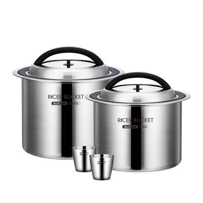 包邮家用厨房04不锈钢负压密封米桶新款食品级大容量储物桶