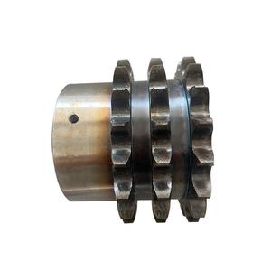 1寸16A3排台阶链轮工业传动链条单双排三排链轮双链条齿轮定/制