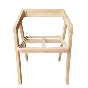 北欧家用实木餐椅白胚简约休闲靠背餐厅办公椅书椅实木椅子白茬