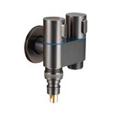 角阀一进两出潜水全铜加厚三角阀艇大流量马桶伴侣洗衣机水龙头