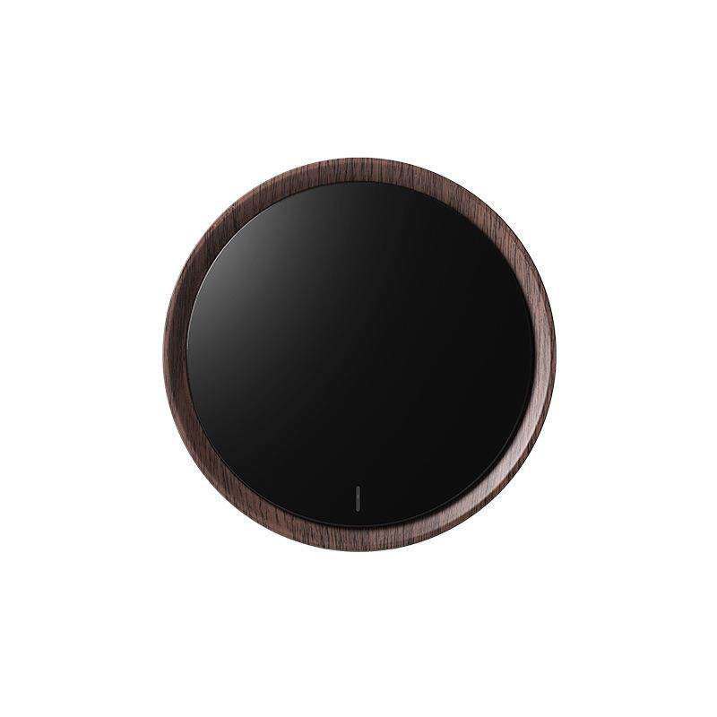 茶具玻璃壶加温杯垫木纹恒温保暖座办公家用玻璃制品养身暖杯器