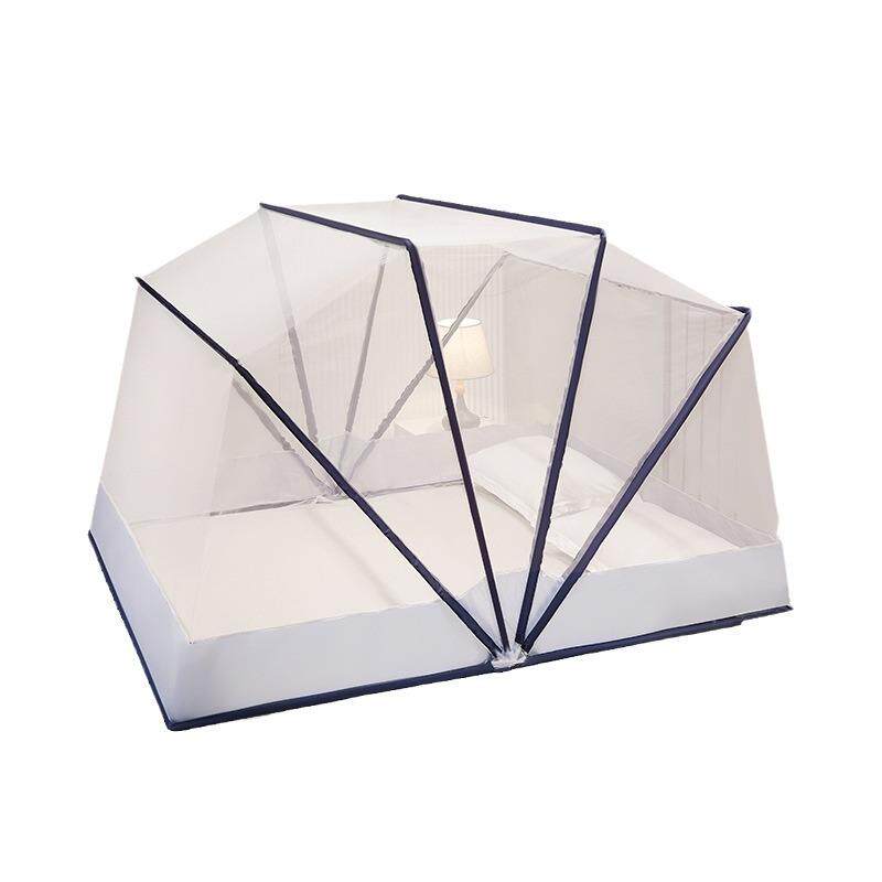 可收纳免安装蒙古包蚊帐家用2024年新款折叠卧室加密儿童防摔无底
