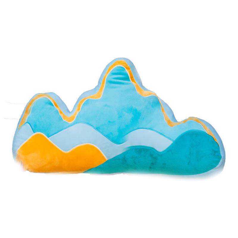 新中式靠山创意抱枕客厅沙发办公室椅子腰异形艺术座椅护腰靠垫