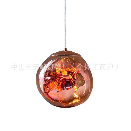 设计师熔岩餐厅吊灯时尚简约loft楼梯别墅复式公寓不规则灯