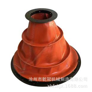 风机软连接风管帆布硅胶布耐高温软连接变径伸缩通风管道软接头