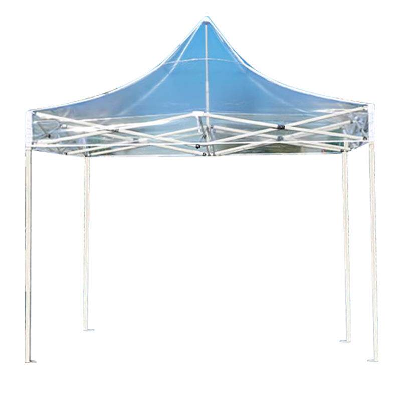 冬季户外全透明防雨四脚帐篷可伸缩保暖雨棚加厚摆摊抗风遮阳棚