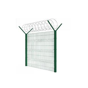 护栏网钢板网墙监狱看守所戒毒所边境刀片刺绳防护隔离网机场围界