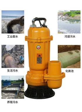 污水20v16433三相小型家用粪泥浆排污农用抽抽水机3泵80V高2扬程