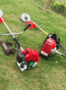 四冲草坪AL-65620修整割山地机丘草陵程除杂草机汽油侧挂式除草耕