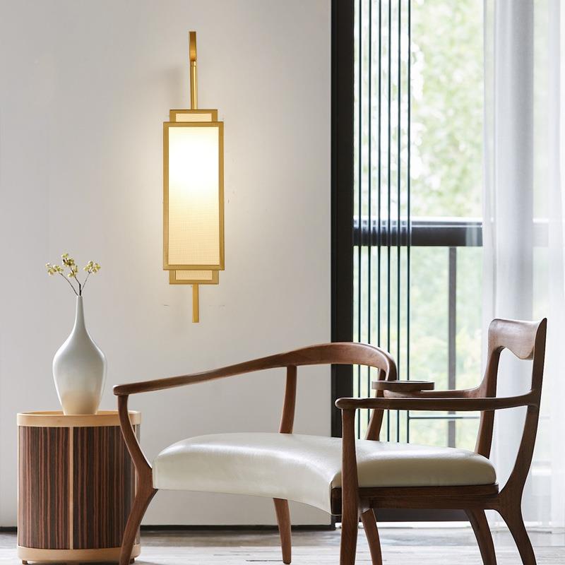 新中式客厅壁走灯仿古廊过道无品牌/灯具床头代简约梯阳台现楼灯