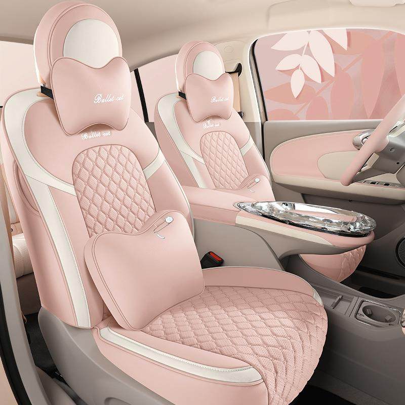 欧芭无品牌/蕾猫拉专用座套专车座垫全围卡通皮椅套包汽车座坐垫