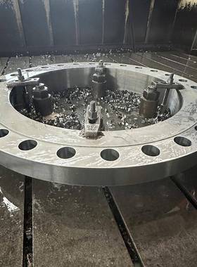 平法兰锈高压对法兰焊盘带径高压对焊法兰盘大口焊32864径不钢