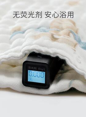 5ZW纱布浴巾儿31506童宝婴宝新生夏季棉薄款超纯全斗软篷浴袍女