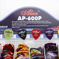 ALCE吉他撥片磨砂光面ABS彈片一盒600片各種厚度AP600PQ