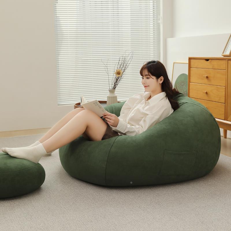 L7懒台人沙发豆单袋可躺可F77JS97M睡阳客厅卧室榻榻号米儿童人休