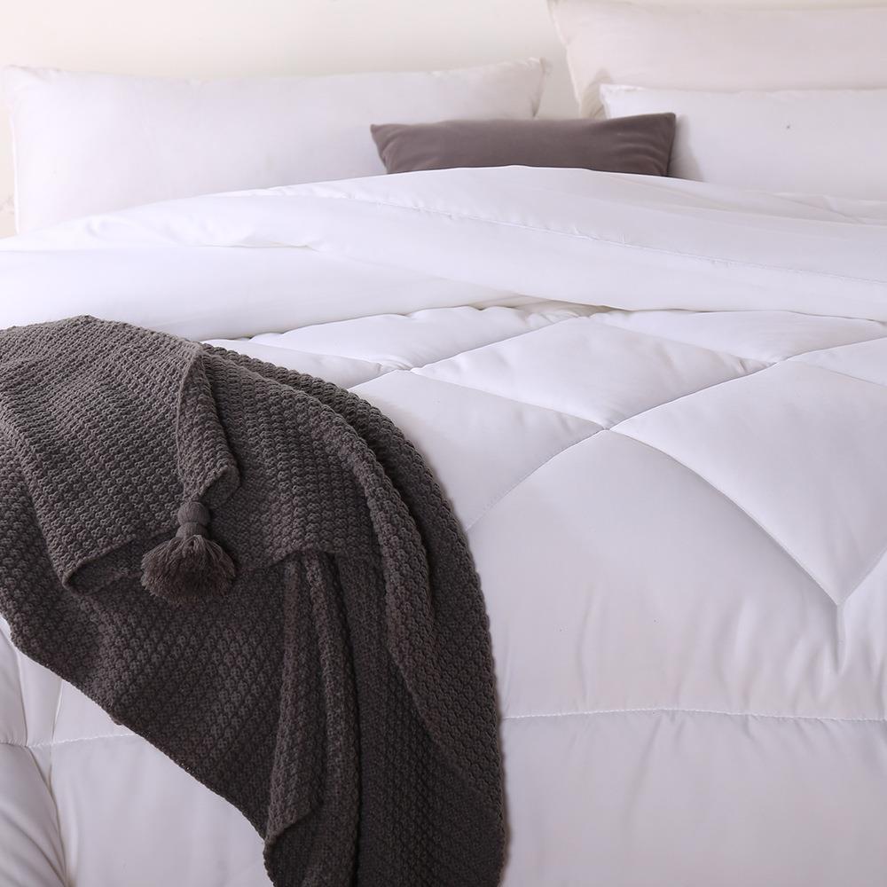 店被季芯宾馆羽丝绒被酒子民宿专用棉被客芯房加厚四被酒店XOP布