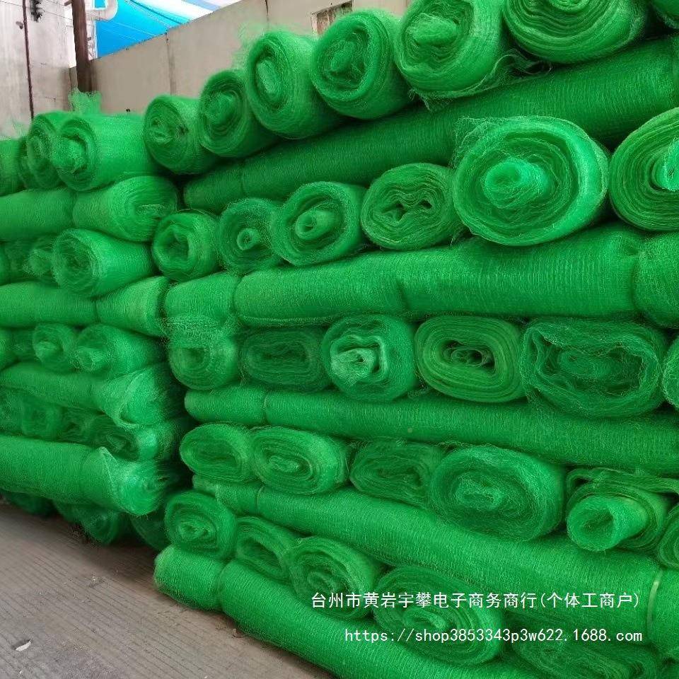 三维坡植植被网66572739绿化植草网边固三维土工网垫护坡生态绿色