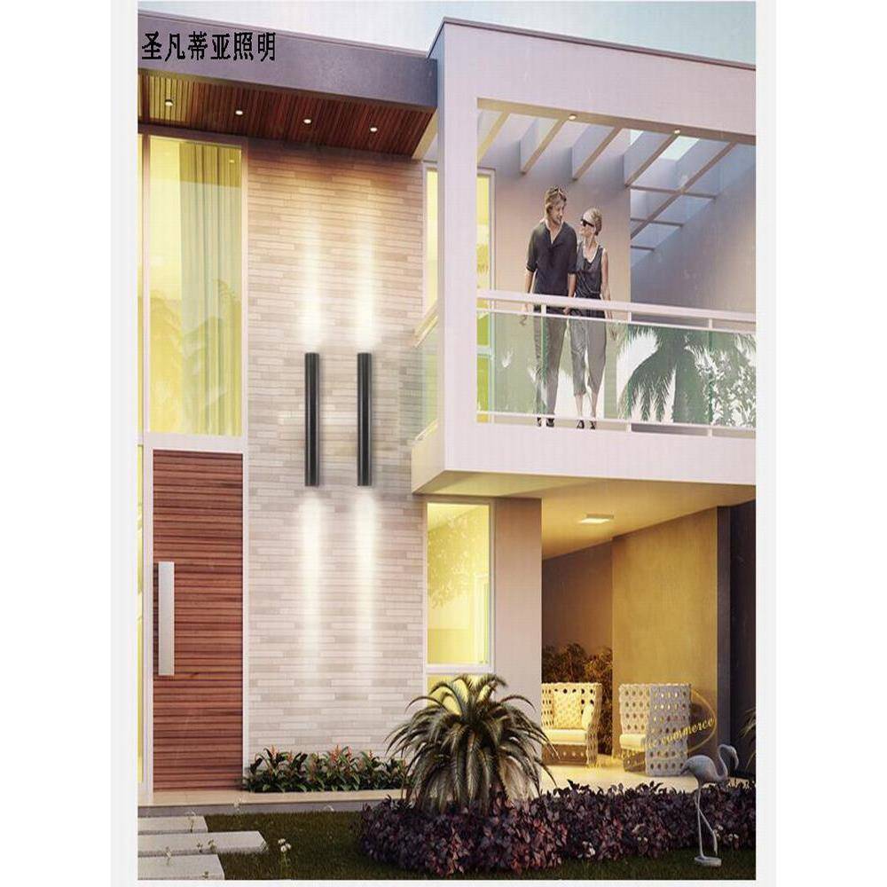 ?LED室外筒黑色白色头酒店背景卧双过F76S8H6J道楼梯圆双头工室程