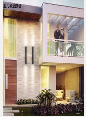 ?LED室外筒黑色白色头酒店背景卧双过F76S8H6J道楼梯圆双头工室程