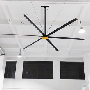 厂家销翔直BOR禾降永磁工业大风扇节能静音仓储办用公商温吊扇