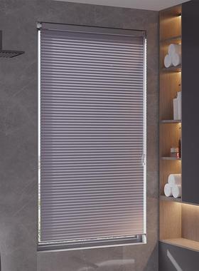 百叶帘室黑色免打孔卷窗防帘升降遮光办公室厨房卫生VGP间卧水百