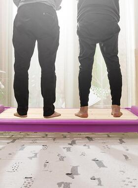 幼儿园儿童午睡床儿童床床单人木板床午休床板叠车叠床硬IZH简平