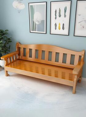 实木房沙发组沙合30990冬夏两用小户型长间沙发家用客厅农村木发