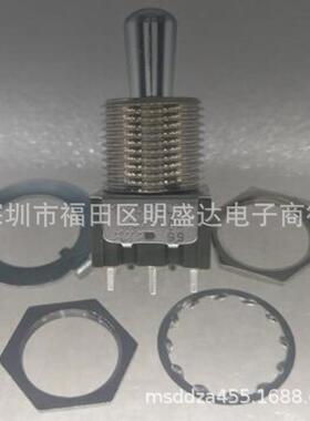 日开NKK摇柄开关M-BOC20六0L2/B脚3档M2025BB1W01自ON-ON-ON锁6A