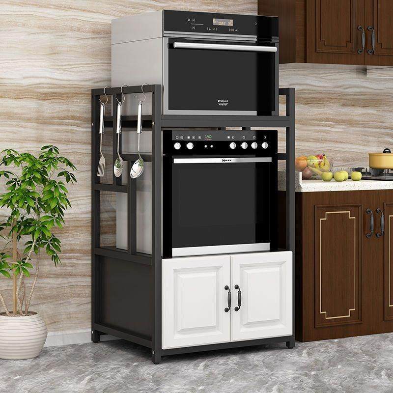 厨房入式洗碗YAQ柜机嵌架烤箱柜蒸烤箱微波炉一体置物架电器纳收