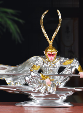 速发斗战胜佛摆业客厅电视柜齐天大圣家居装饰玄关乔迁开件送礼