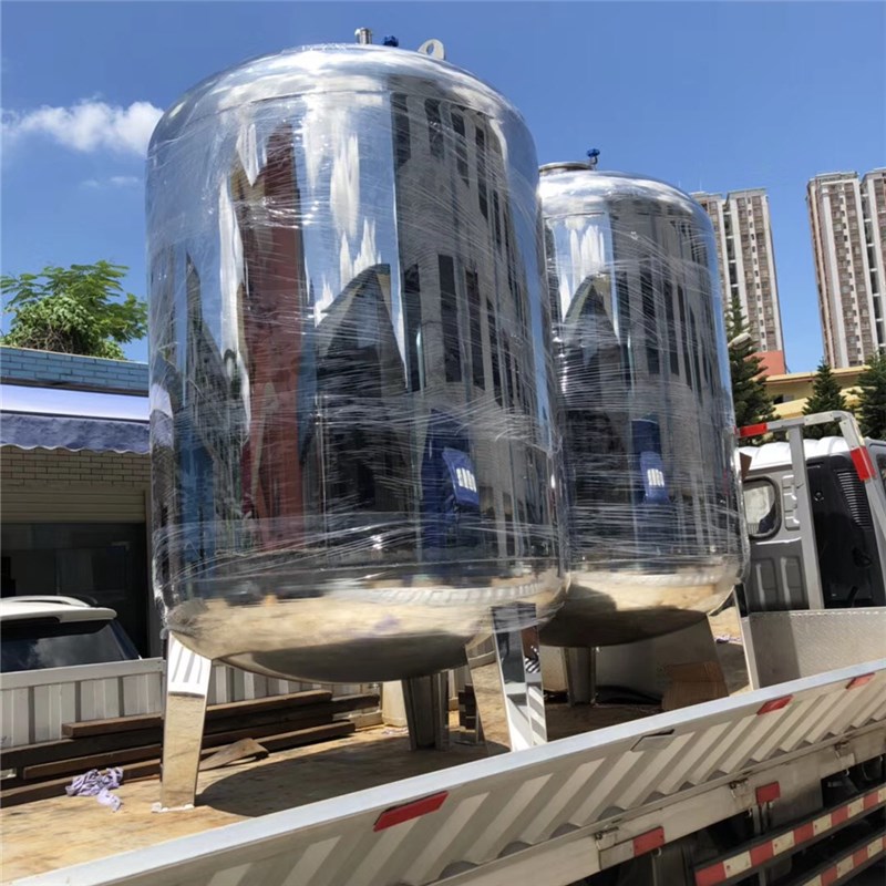 现货速发不锈钢无菌水箱水罐蓄水桶水塔级保温纯净水箱搅拌罐发酵