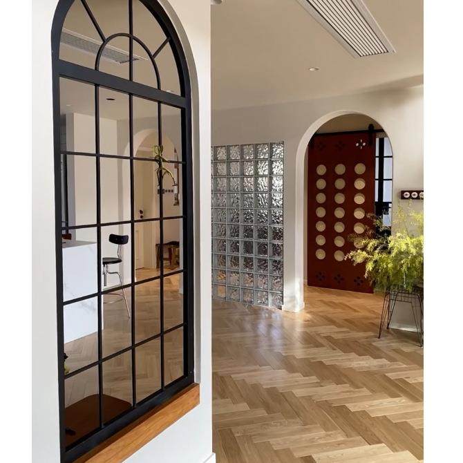 中古风洞洞玻璃幽灵门口袋门卫生间移门推拉门衣帽间悬浮门谷仓门,全屋定制,阳台门,淘宝优惠券,粉丝福利购,淘宝优惠卷