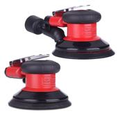 百事王气磨机工业级气动打磨机5寸圆型盘砂纸机125mm吸尘款