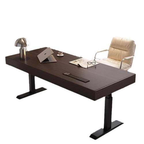 意式极简智能电动升降书桌现代简约双电机书房桌椅电脑工作办公桌