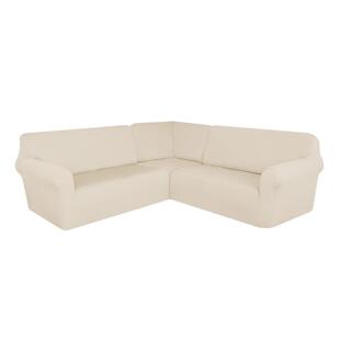 弹力菱形格防水5人座L型沙发套全包私人座派转角L型沙发套