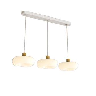 奶油风餐厅吊灯北欧创意原木风田园风餐桌灯简约温馨浪漫吊灯