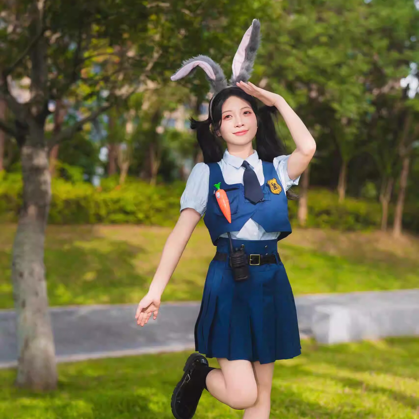 兔子警官衣服朱迪cos漫展jk制服套装裙幼儿园教师老师幼师工作服