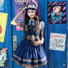 疯狂动物环球影城游园穿搭朱迪cos服兔子警官衣服套装成人公主裙