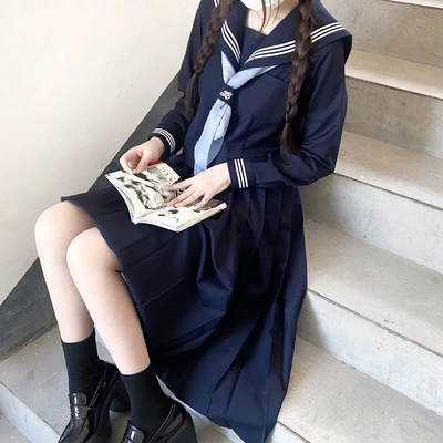 【张不烦JK】现货基础款jk制服绀