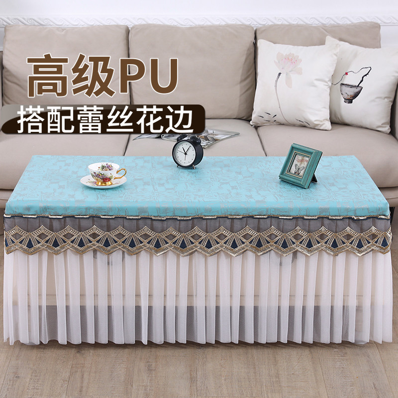 茶几罩套防水防油全包o防尘茶几布简约长方形PU餐桌布免洗茶几盖,居家布艺,桌布,淘宝优惠券,粉丝福利购,淘宝优惠卷