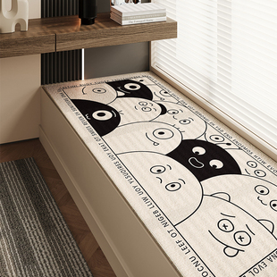 飘窗垫窗台垫子四季通用轻奢高级感2023L新款简约定制软垫主卧薄