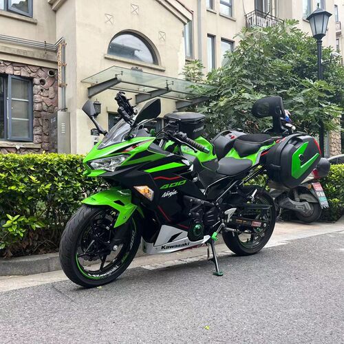 适用于川崎Z400ninja400摩托D车边箱侧箱后尾架保险杠防摔杠挡泥