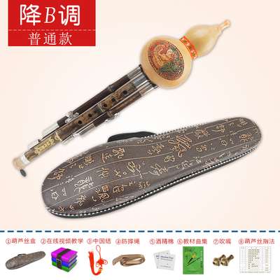 自学康妮葫芦丝c调降b调乐器小学生F初学入门紫竹防摔零基础儿童