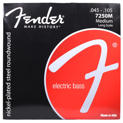 芬达Fender 7150 7250电贝B司弦不锈钢镀镍尼龙四五弦贝斯Bass琴