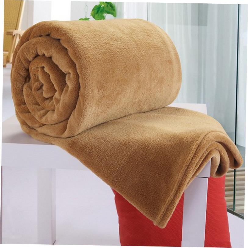 Warm Coral Fleece Blanket Winter Sheet Bedspread Sofa Throw1